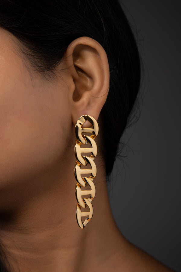 Gold Chain Style Danglers