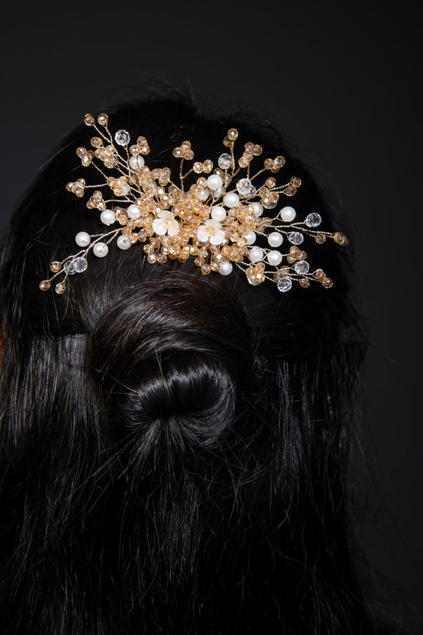 Hair Comb Crystals and Stones