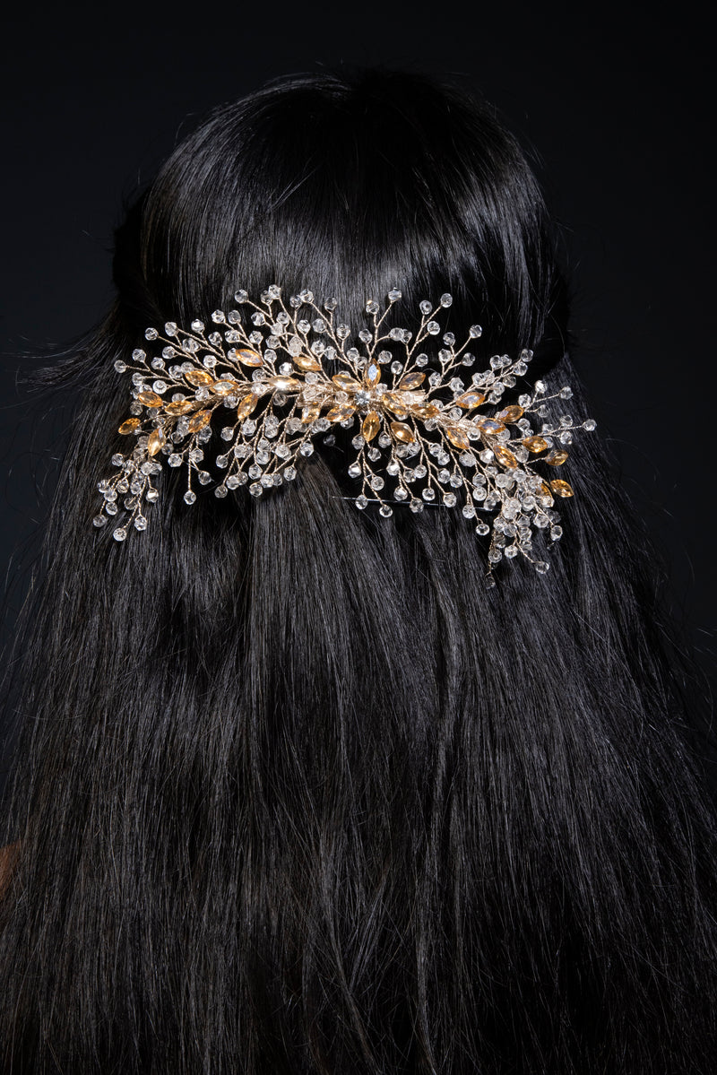 Bale Crystal Hair Accessory Nude BSJCL11