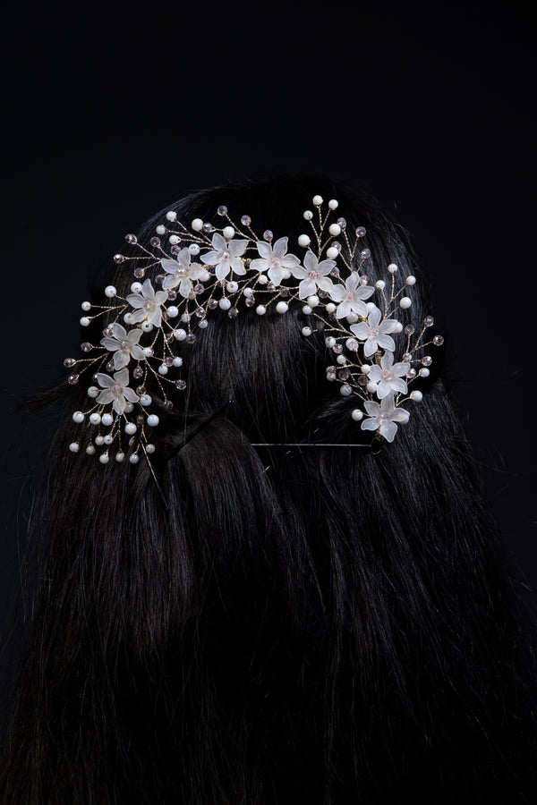 Bale white Hair Accessory