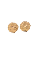 Wave texture Tops Earrings