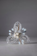 Blue Silver Hair Clip