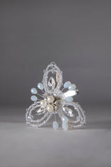 Blue Silver Hair Clip