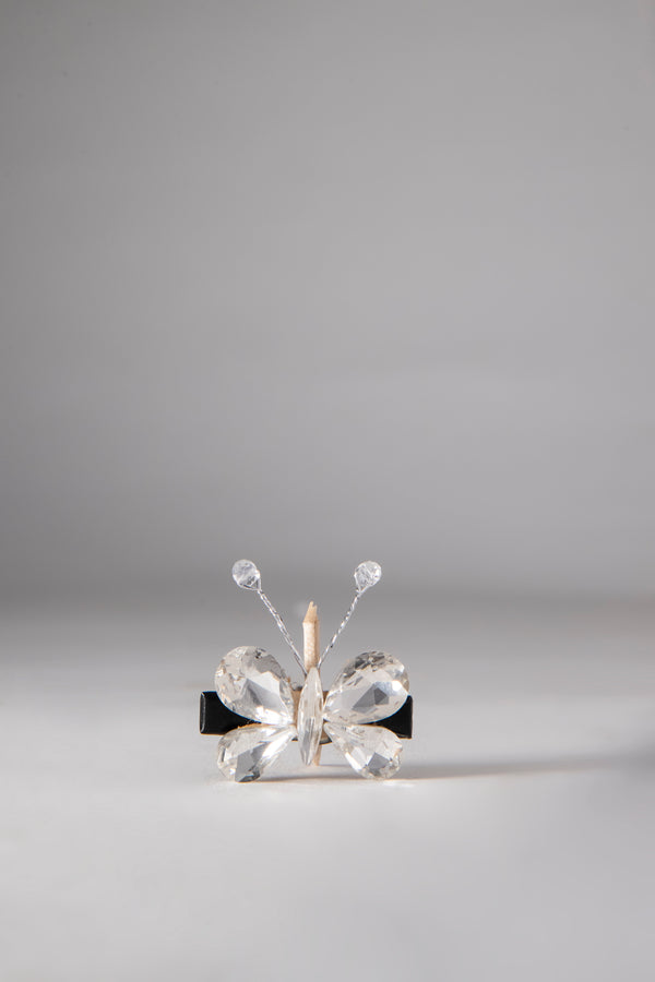 Crystal Butterfuly Clips