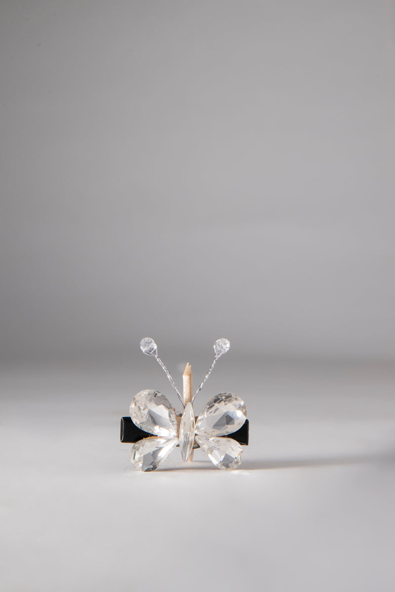 Crystal Butterfuly Clips