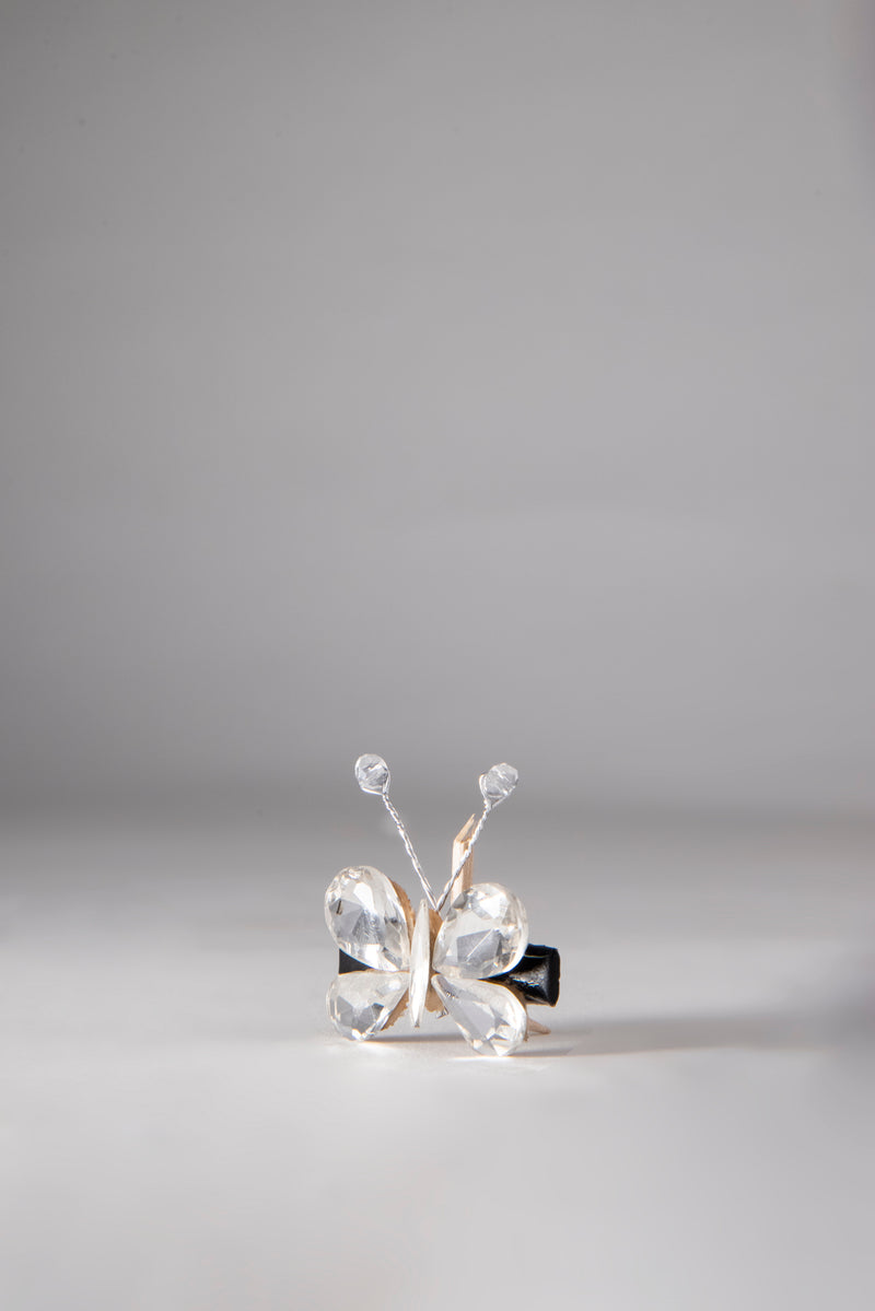 Crystal Butterfuly Clips