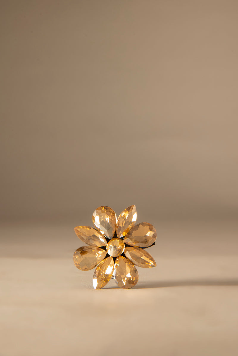 Crystal Stone Clip Amber BSJCL02