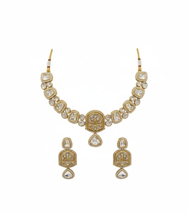 The Regal Ruby Kundan Choker Set