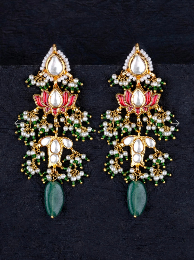 Lotus Fish Earrings
