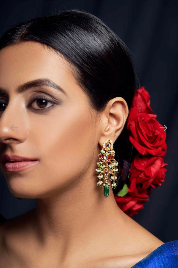 Lotus Fish Earrings