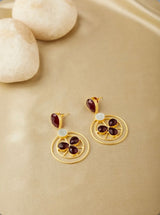 Circle Wine and MOP Danglers BSJ-20