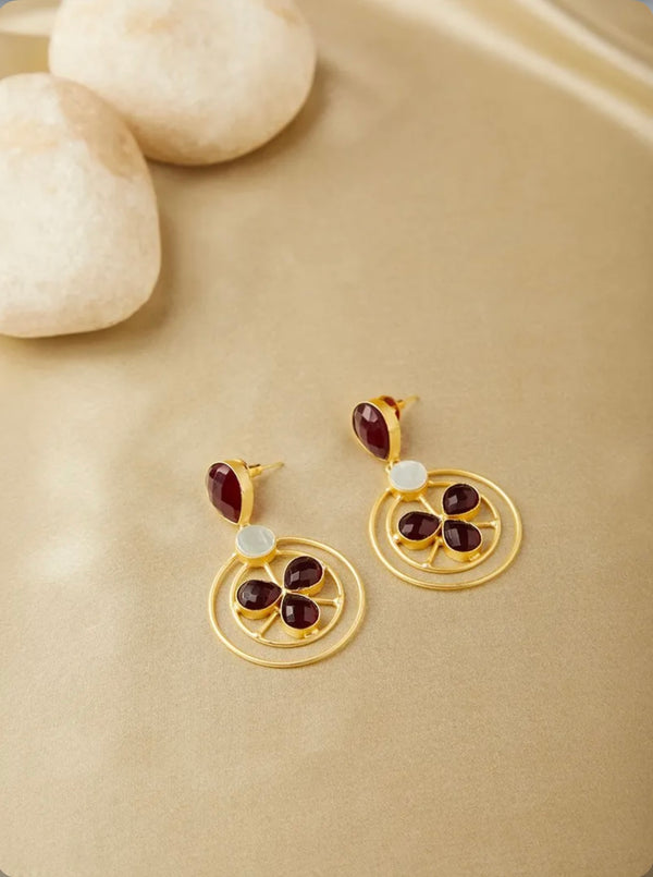 Circle Wine and MOP Danglers BSJ-20