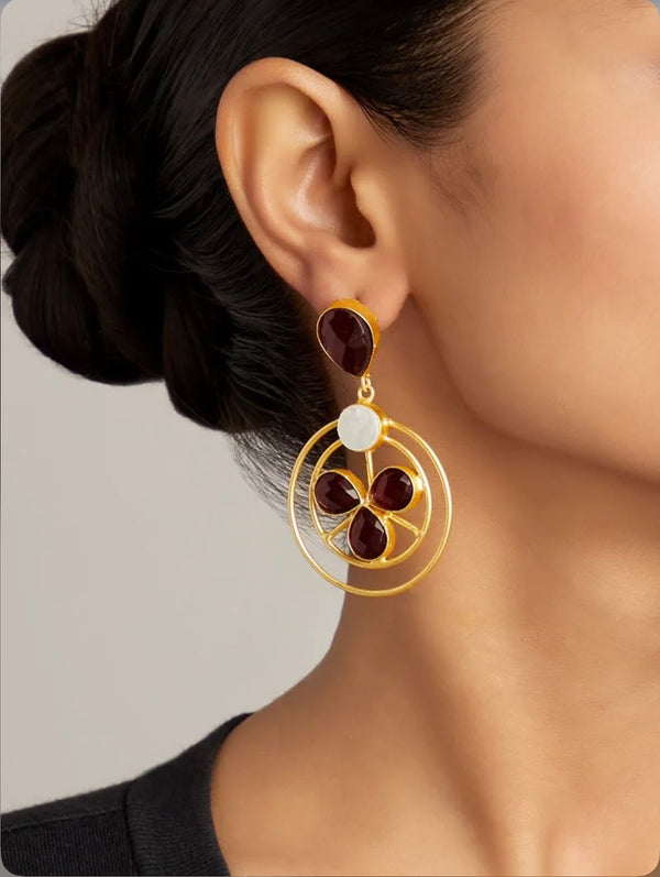 Circle Wine and MOP Danglers BSJ-20