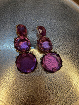 Amethyst Color Danglers BSJ-18