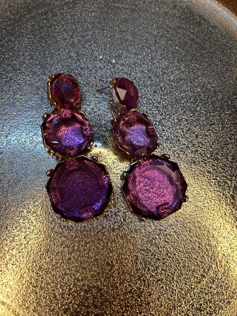 Amethyst Color Danglers BSJ-18