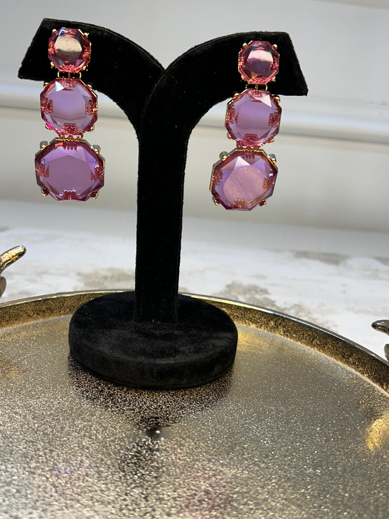 Amethyst Color Danglers BSJ-18