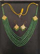 Green Emerald Color Necklace Set BSJ-56