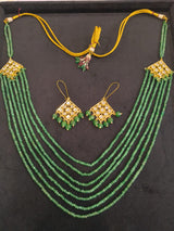 Green Emerald Color Necklace Set BSJ-56